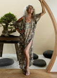 The Sage - Open Wing Silk Dress