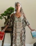 The Sage - Open Wing Silk Dress